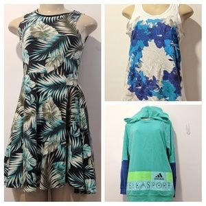 Bundle Adidas Stella Tank Hoody PINK Skater Dress